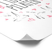 Posen in Form eines Kreises Poster (Ecke)