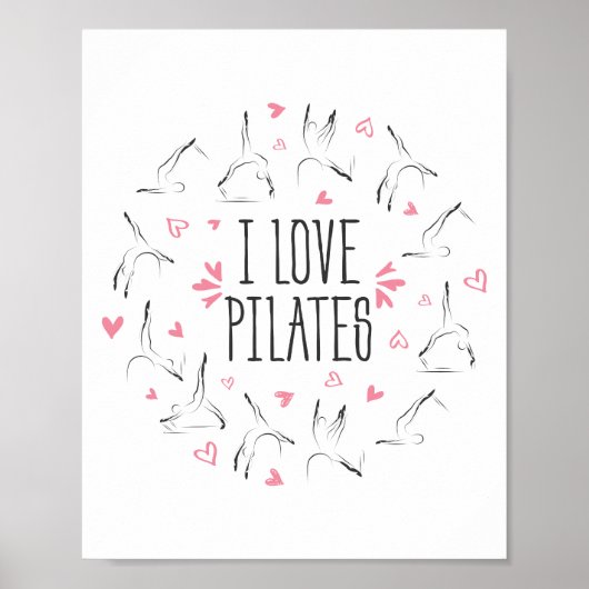 Posen in Form eines Kreises Poster (Vorne)