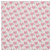 Posen Nahtloses Muster in rosa Farbe Stoff (Muster)