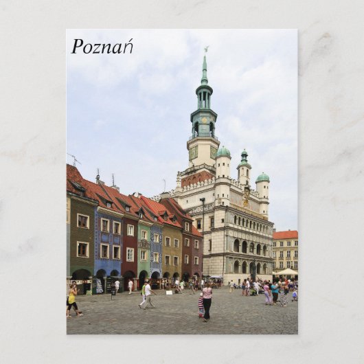 Posen, Polen Postkarte (Vorderseite)
