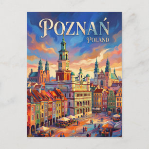 Posen Polen Postkarte