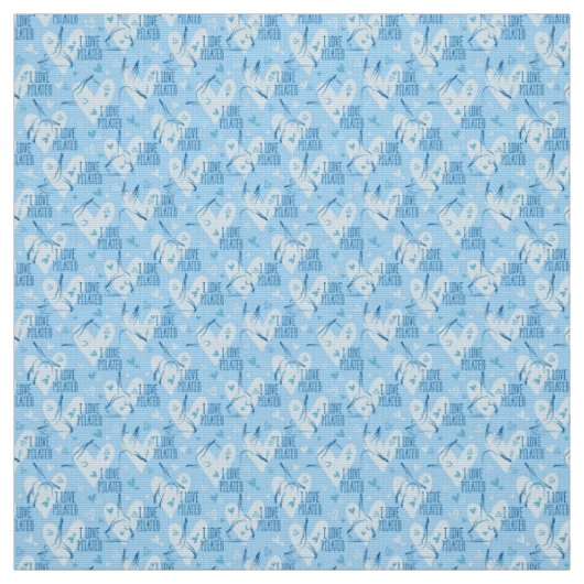 Posen Unsichtbares Muster in blauer Farbe Stoff (Muster)