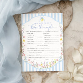 Posey Wie gut kennst du das Paar-Spiel Einladung