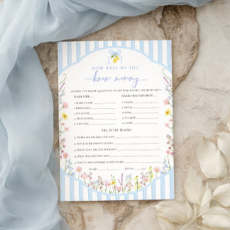 Posey Wie gut kennst du Mami Spiel Einladung