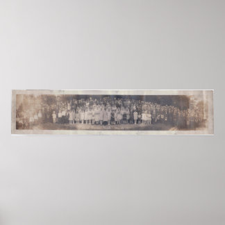 Poseyville 1923 Kirche St. Francis Poster