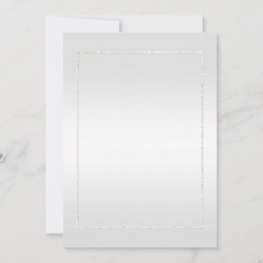 Posh 70. Platinum Geburtstag Einladung (Rückseite)