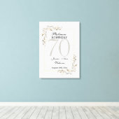 Posh 70. Platinum Geburtstag Leinwanddruck (Insitu (Holzboden))