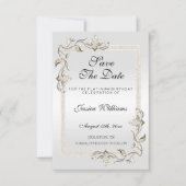 Posh 70. Platinum Geburtstag Save The Date (Vorderseite)