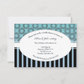 Posh Aquamarin und Blue Brautparty Einladung (Vorderseite)