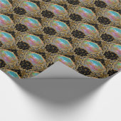 Posh Baroque Frisson Geschenkpapier (Ecke)