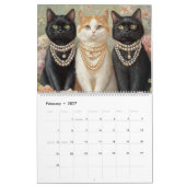 Posh Cat Calendar 2025 Katze Kalender (Feb 2027)
