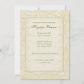 Posh Cats Bridal Dusche Einladung (Rückseite)