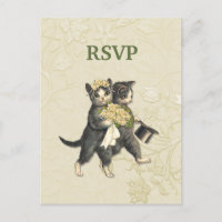 Posh Cats Hochzeit RSVP