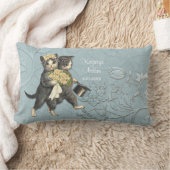 Posh Cats Wedding Blue - Lumbar Pillow Lendenkissen (Decke)