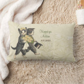 Posh Cats Wedding Ivory - Lumbar Pillow Lendenkissen (Decke)