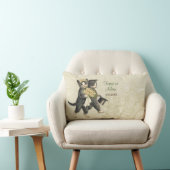 Posh Cats Wedding Ivory - Lumbar Pillow Lendenkissen (Stuhl )