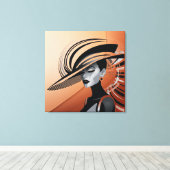 POSH CHIC COLLECTION #1 (BROWN) LEINWANDDRUCK (Insitu (Holzboden))