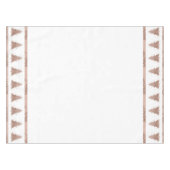 Posh Christmas Tree | Glam Rose Gold Luxury Tischdecke (Vorderseite (Horizontal))