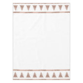 Posh Christmas Tree | Glam Rose Gold Luxury Tischdecke (Vorderseite)