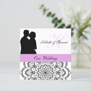 Posh Couple Wedding Einladung
