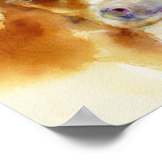 Posh Cow Poster (Ecke)