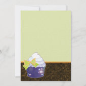 Posh Cupcake 30. Geburtstags-Party Einladung (Rückseite)