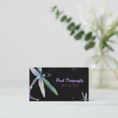 Posh Dragonfly Hair Salon Stellenkarte Terminkarte (Stehend Vorderseite)