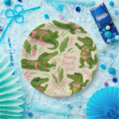 Posh Gator Plates Pappteller (Party)