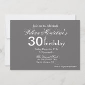 Posh Geldbeutel-hoher Heels und Lippenstift-30. Einladung (Rückseite)