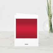 Posh Gem Bow & Ribbon 40 Jahre Hochzeit Dankeskarte (Rückseite)