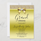 Posh Jewel Bow Grand Opening Einladung (Vorderseite)