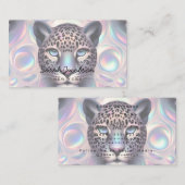 Posh Luxury Opal Iridescent Style Visitenkarte (Vorne/Hinten)