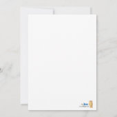 Posh Mod Ladybug 12x18 Pink Baby Dusche Einladung (Rückseite)