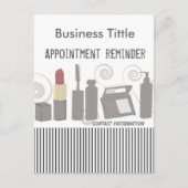 Posh Party Beauty Fashion Makeup & Facial Einladungspostkarte (Vorderseite)