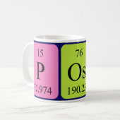Posh Periodenname Tasse (Vorderseite Links)