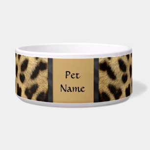 Posh Pet Cheetah Muster - Anpassen Napf
