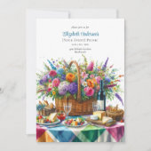 Posh Picnic Party Birthday Retirement Baby Bridal Einladung (Vorderseite)