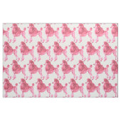 Posh Pink Poodle Stoff (Fat Quarter (45,7 x 55,9 cm))