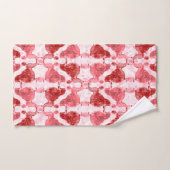 Posh Poodle Liebe Pink Badhandtuch Set (Handtuch)