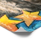 Posh Poodle Poster (Ecke)