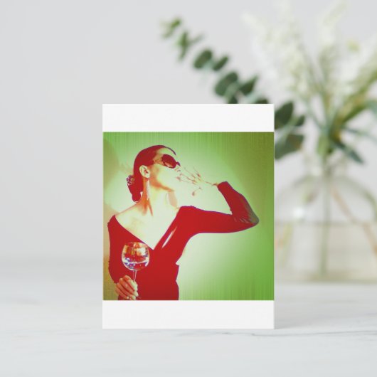 Posh Postkarte (Stehend Vorderseite)