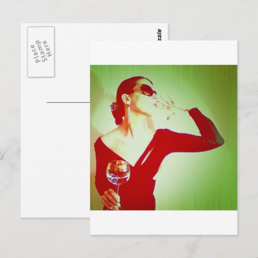 Posh Postkarte (Vorne/Hinten)