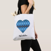 Posh Raute Dark Blue Big Heart Shoulver Tasche (Von Nahem)