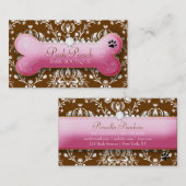 Posh Schokoladen-Labrador des Hündchen-311 Visitenkarte (Vorne/Hinten)