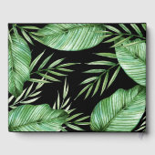 Posh Tropical Vibe Wedding Gästebuch (Rückseite)