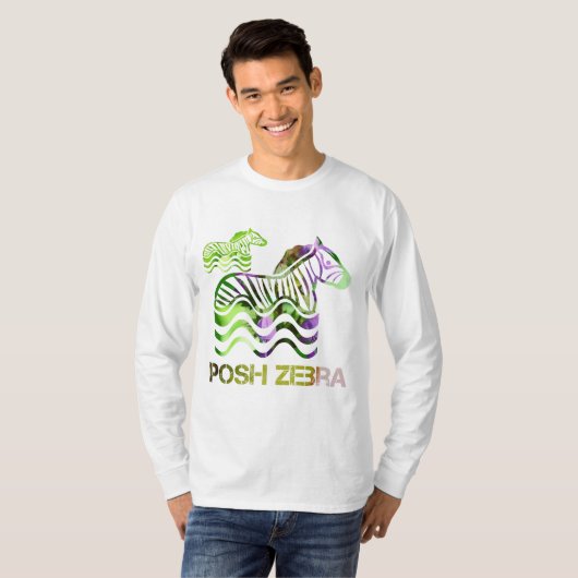 Posh zebra T-Shirt (Vorne ganz)