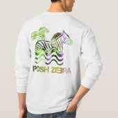 Posh zebra T-Shirt (Rückseite)