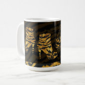Posher Luxe afrikanischer hohe Kaffeetasse (Vorderseite Links)