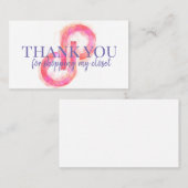 Poshmark danke Ihnen Schrank-Karte Galaxie Wasserf Visitenkarte (Vorne/Hinten)