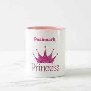 Poshmark Prinzessin Coffee Mug Zweifarbige Tasse